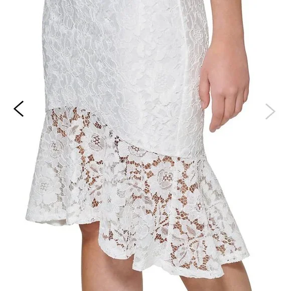 Guess Flounce Hem Dress - Picture 3 of 5